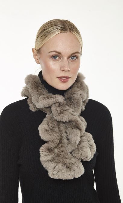 小物 rabbit fur long scarf rabbit fur long scarf