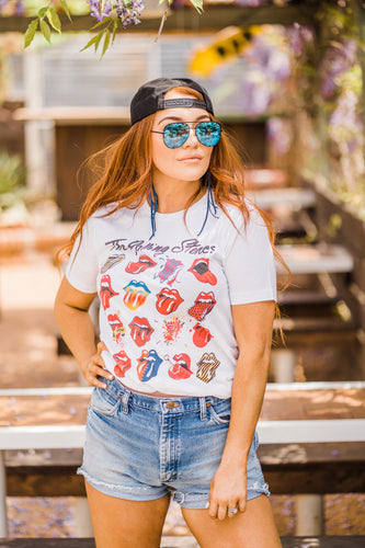 T-Shirt, The Rolling Stones Licks Over Time Unisex Tee - SALE!