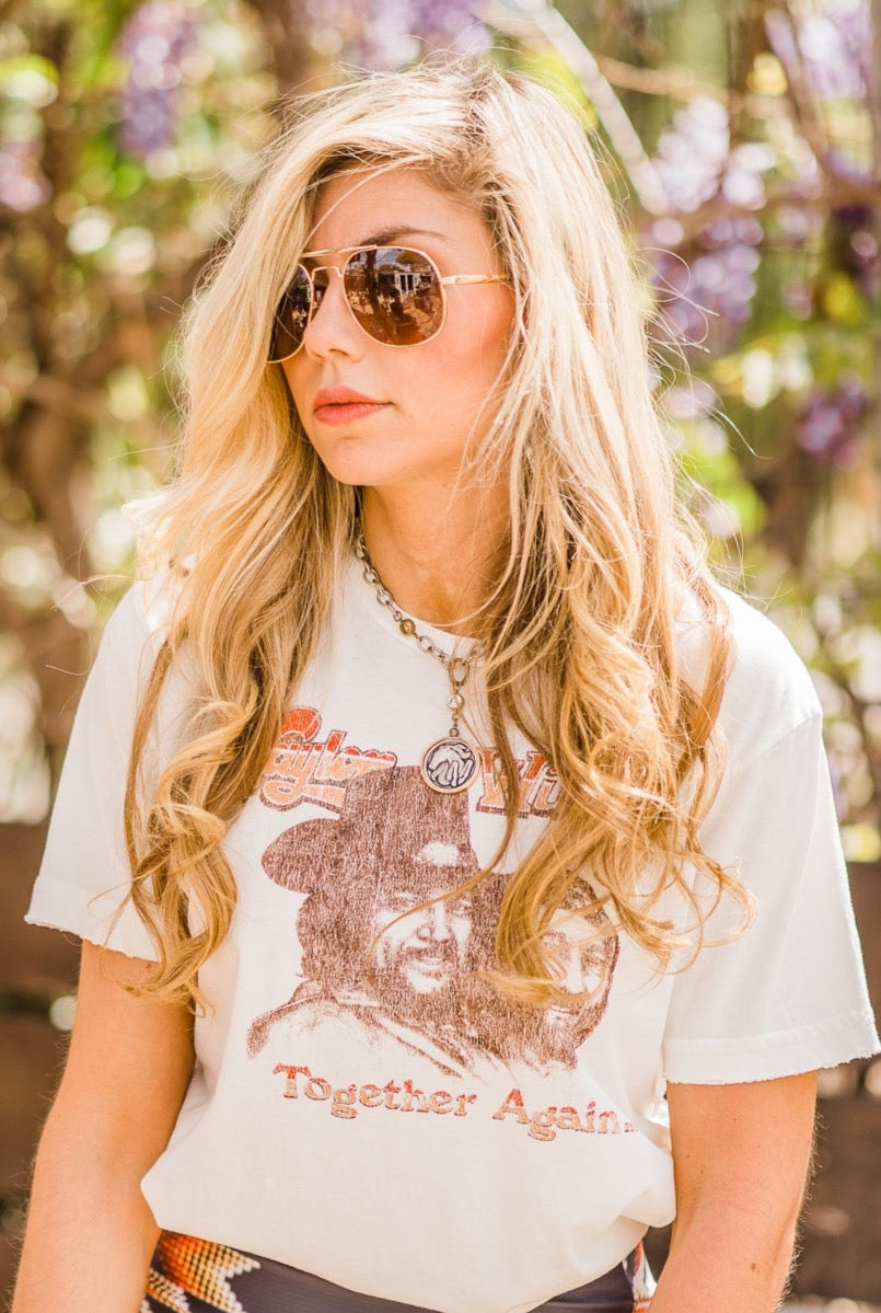 Necklace, Wild Mustang Medallion on Vintage Chain, SALE!