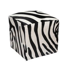 Cube Furniture, Cowhide Ottoman, Footstool, 13 Color Options
