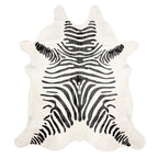  Black Zebra on White