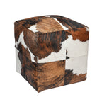  Cow hide Cube Tri Color