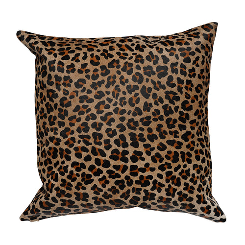 Cowhide Pillow in Exotic Print-10