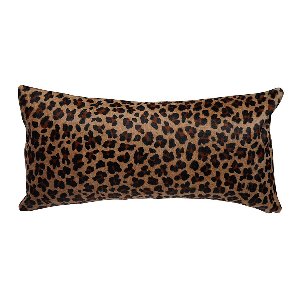 Cowhide Pillow in Exotic Print-7
