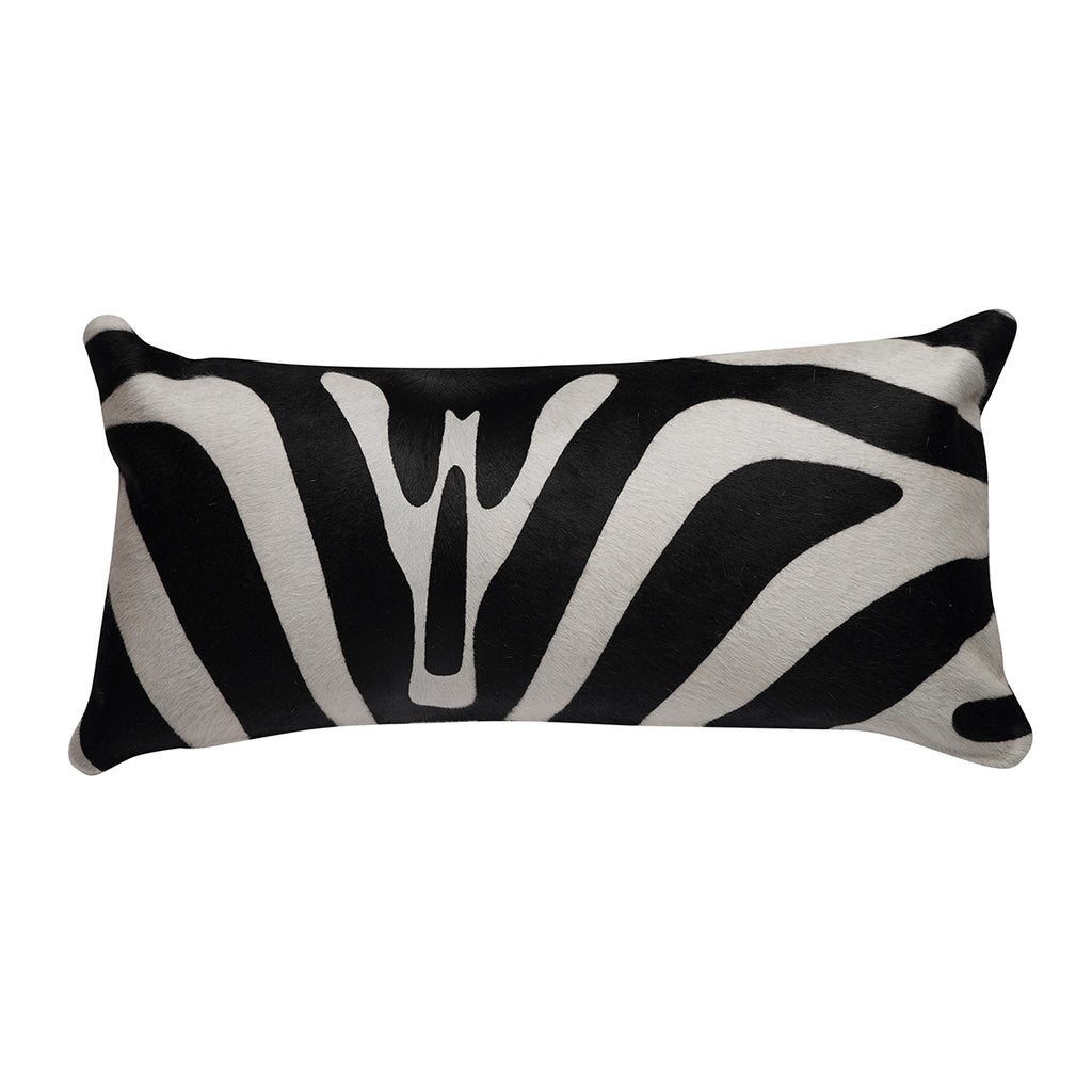 Cowhide Pillow in Exotic Print-8