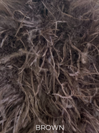 Linda Richards Genuine Feather Shoulder Shrug-Stole