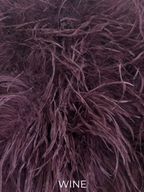 Linda Richards Genuine Feather Shoulder Shrug-Stole