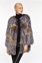 Coat, Genuine Fox Fur - Linda Richards - Style FX118