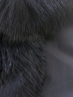 Linda Richards Reversible 3/4-Length Fox Fur Coat