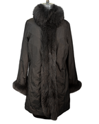 Linda Richards Reversible 3/4-Length Fox Fur Coat