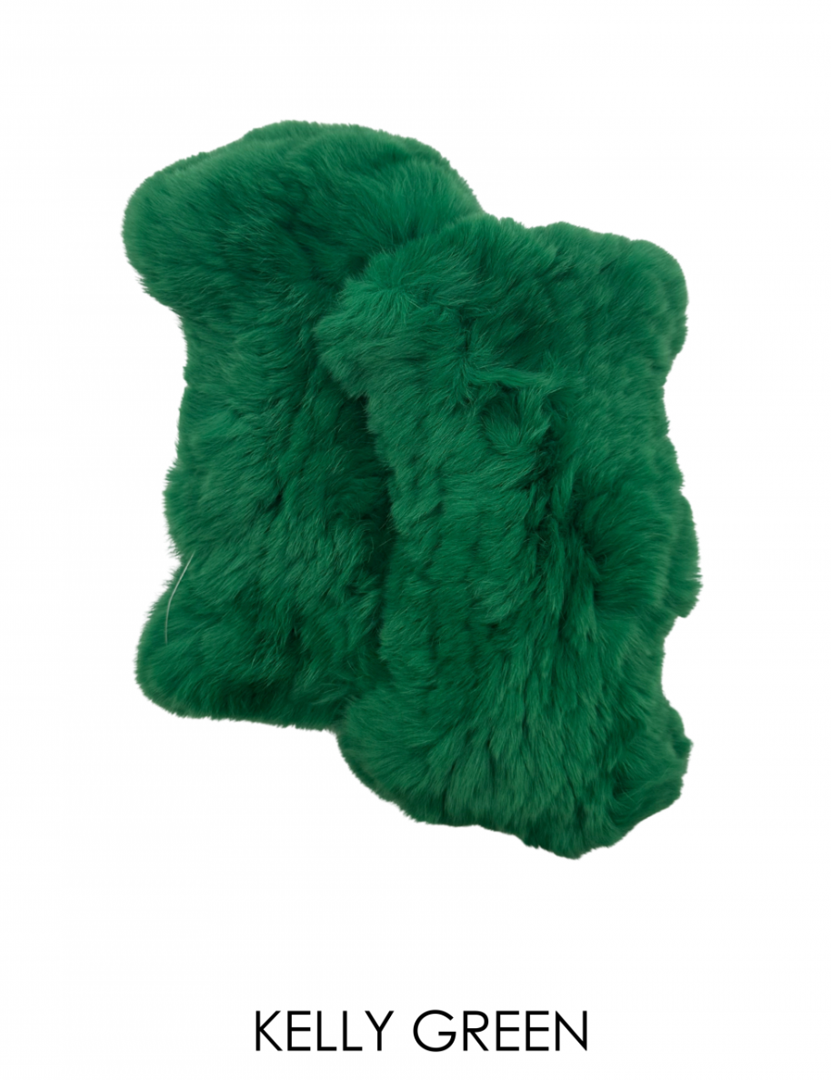 Linda Richards Rex Rabbit Fur Hand Warmers