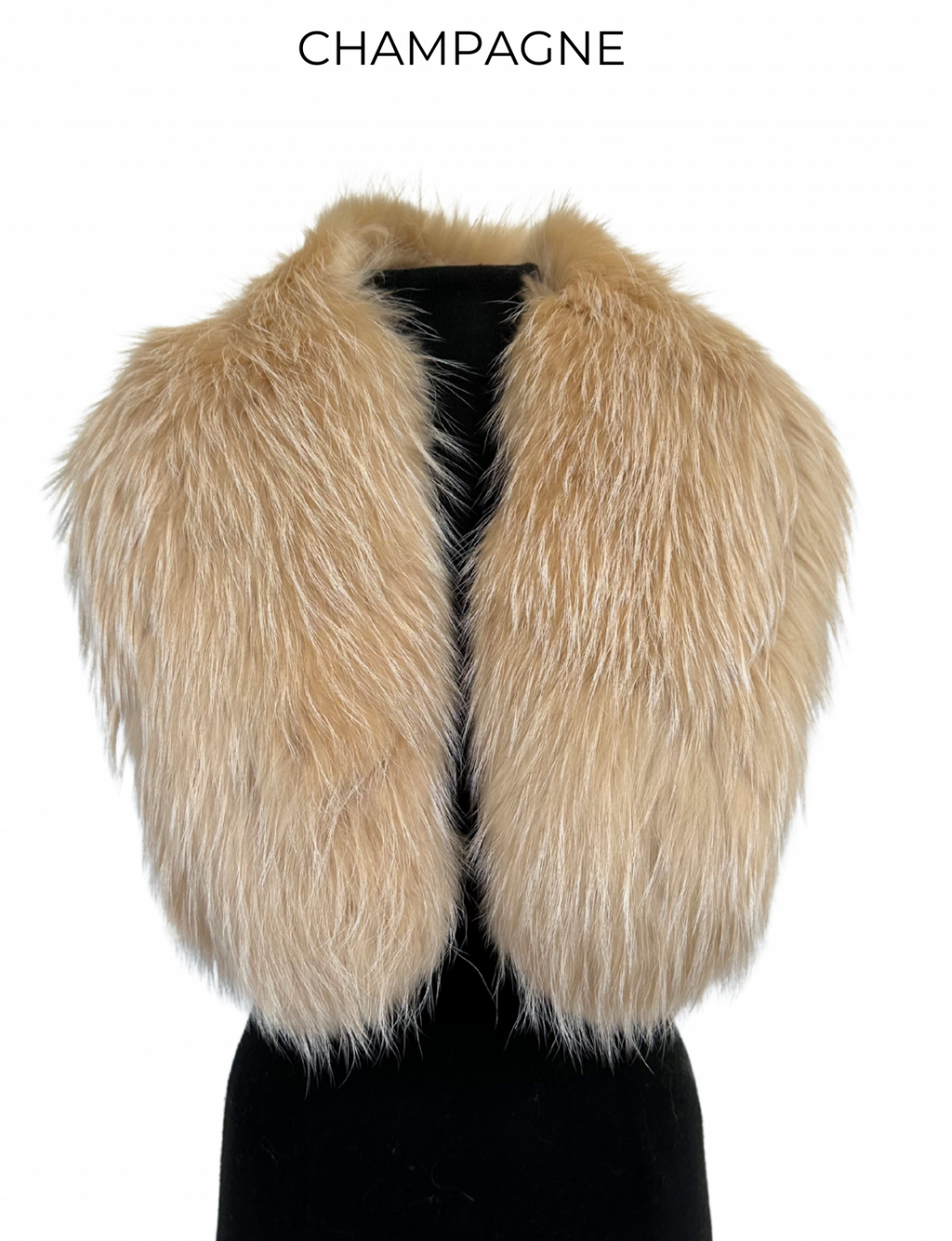 Collar Clip On in Genuine Fur, Color Options - Linda Richards - Style FC1