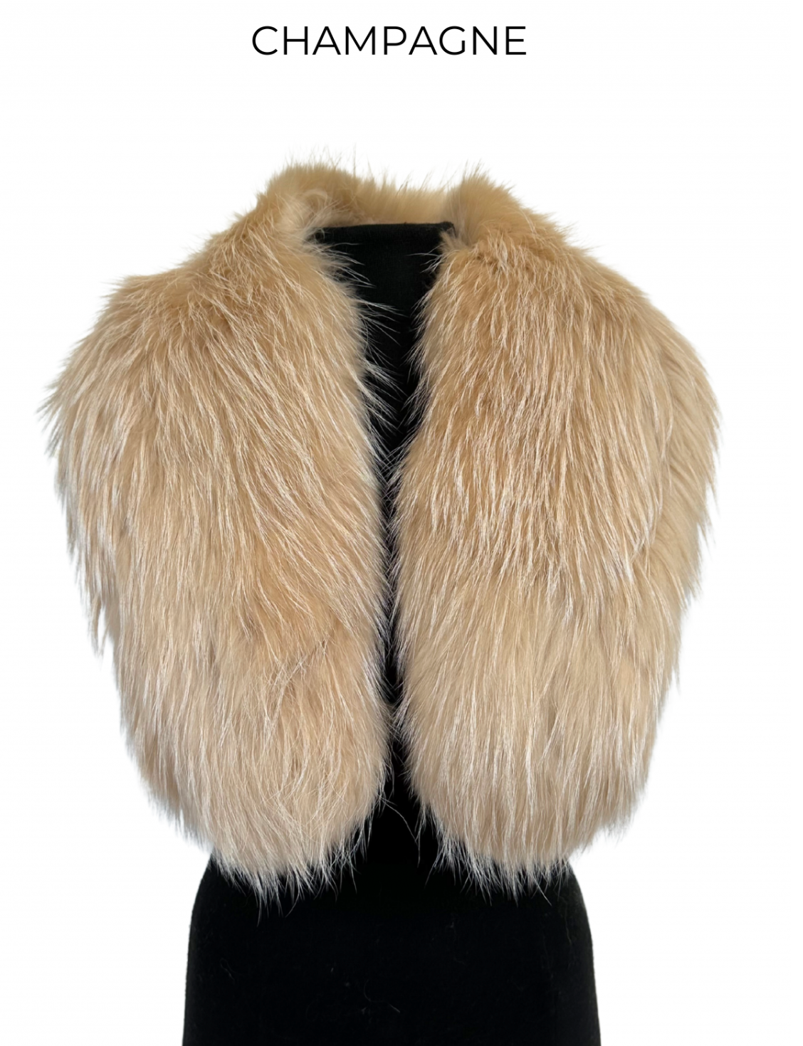 Collar Clip On in Genuine Fur, Color Options - Linda Richards - Style FC1