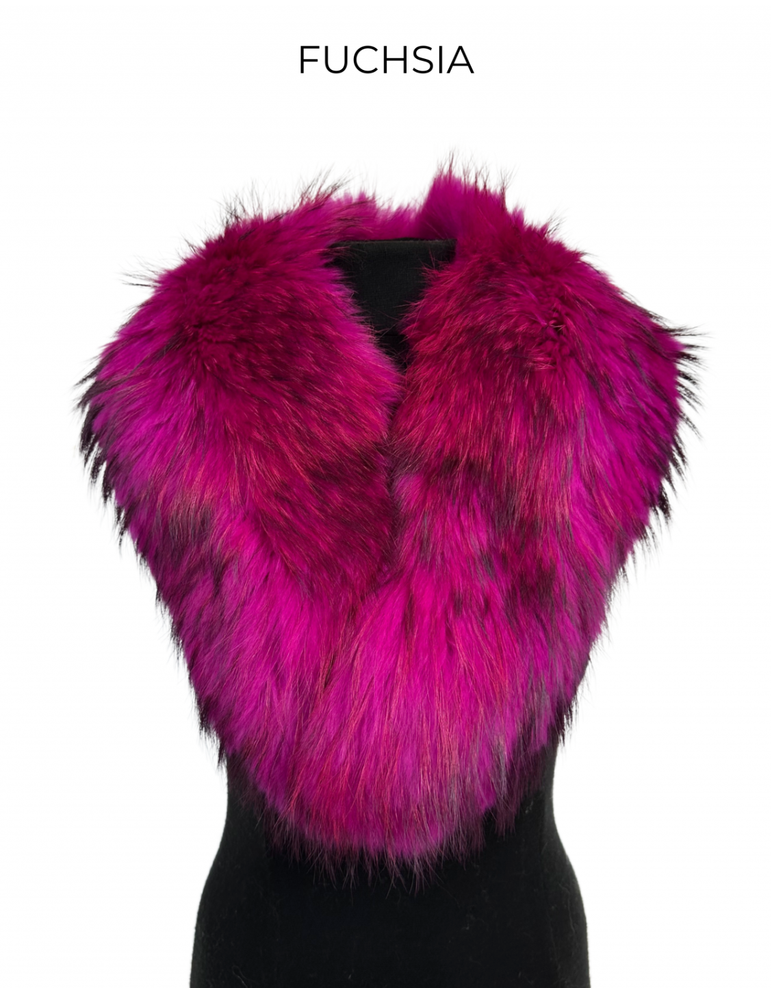 Collar Clip On in Genuine Fur, Color Options - Linda Richards - Style FC1