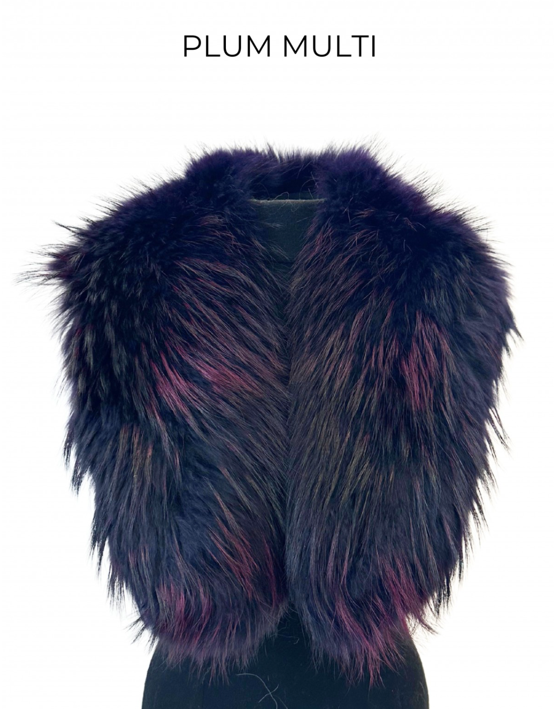 Collar Clip On in Genuine Fur, Color Options - Linda Richards - Style FC1