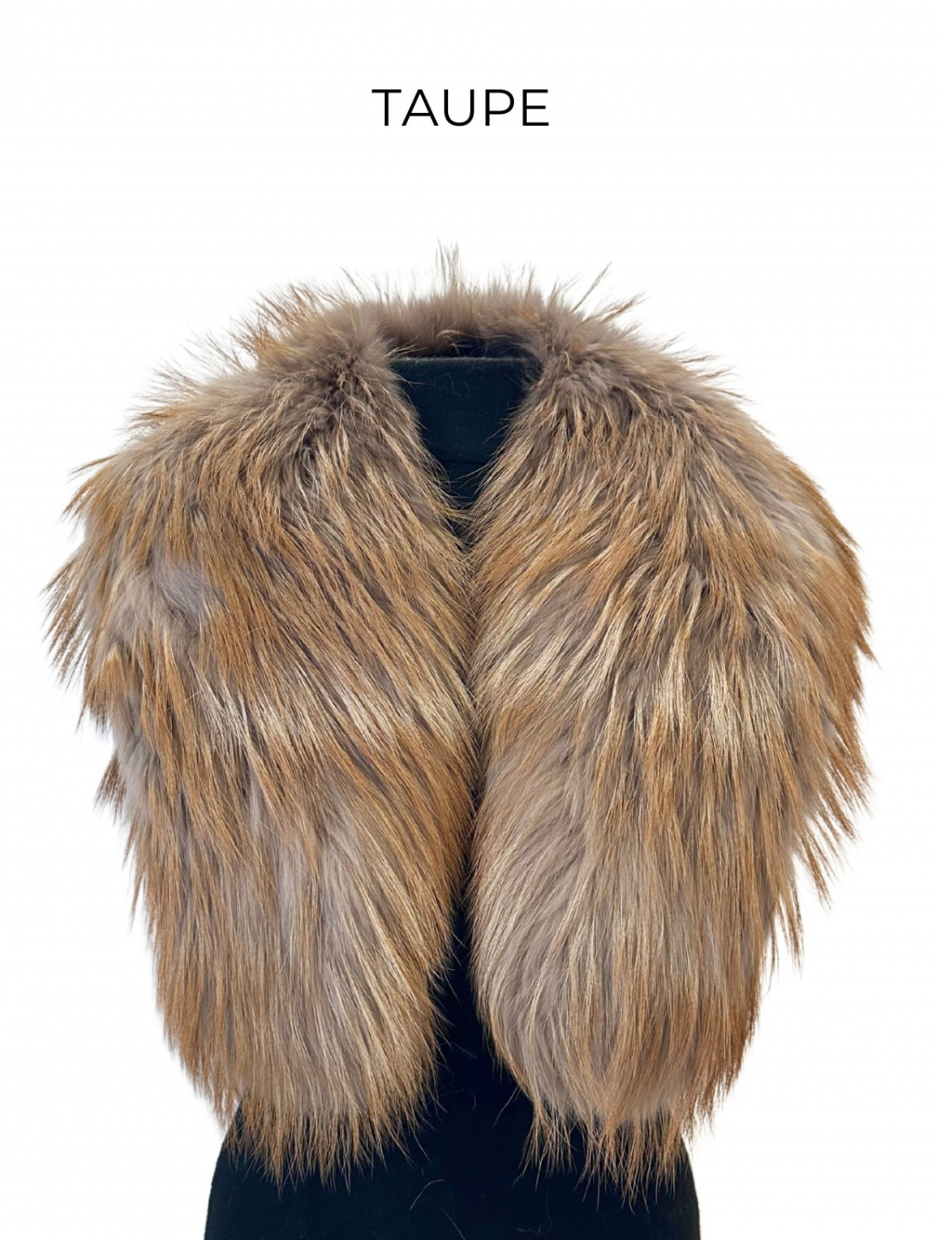 Collar Clip On in Genuine Fur, Color Options - Linda Richards - Style FC1