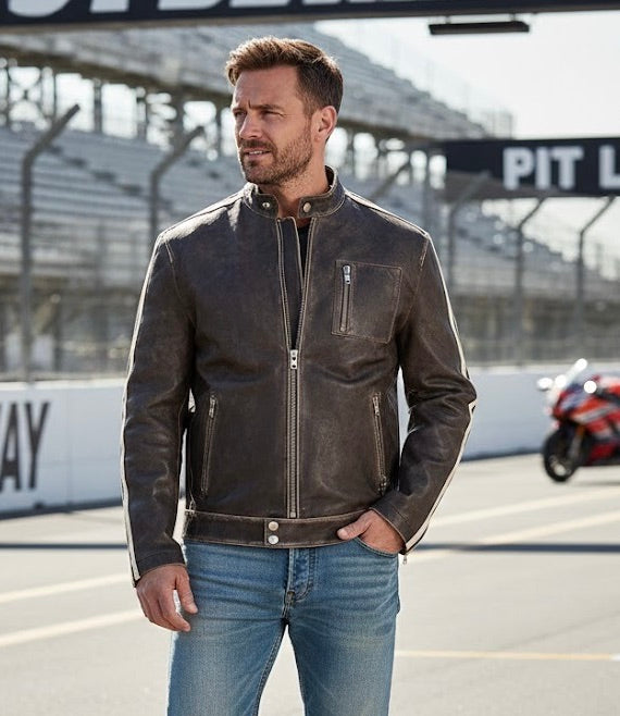 Scully Leather Racing Jacket