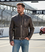Scully Leather Racing Jacket