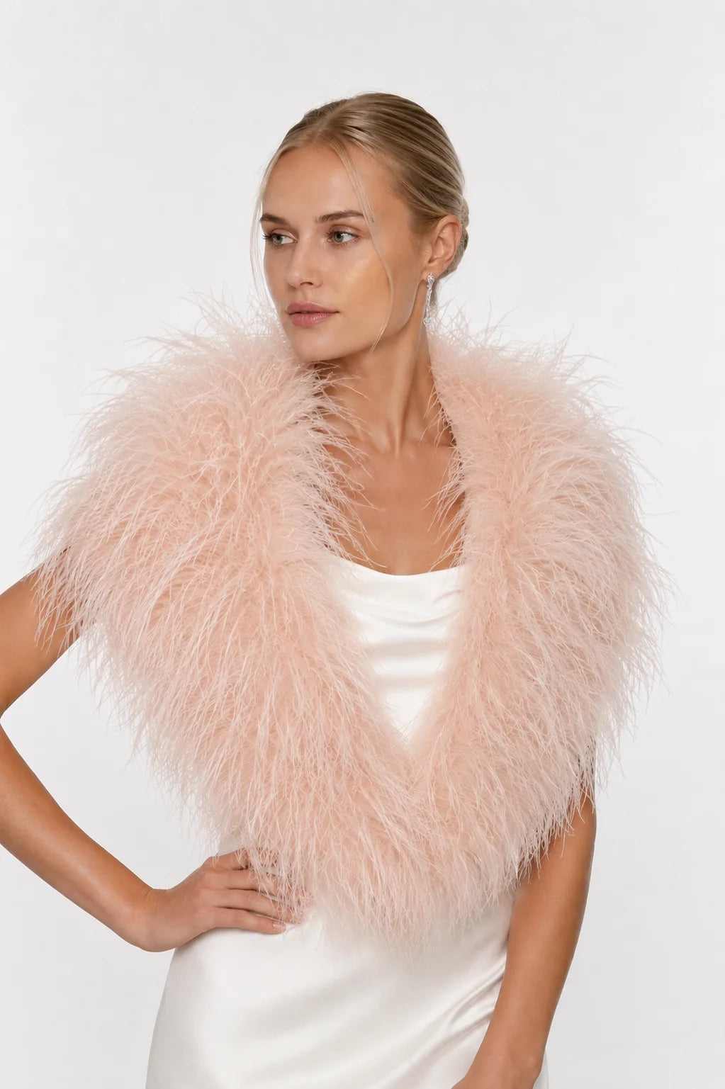Linda Richards Genuine Feather Stole