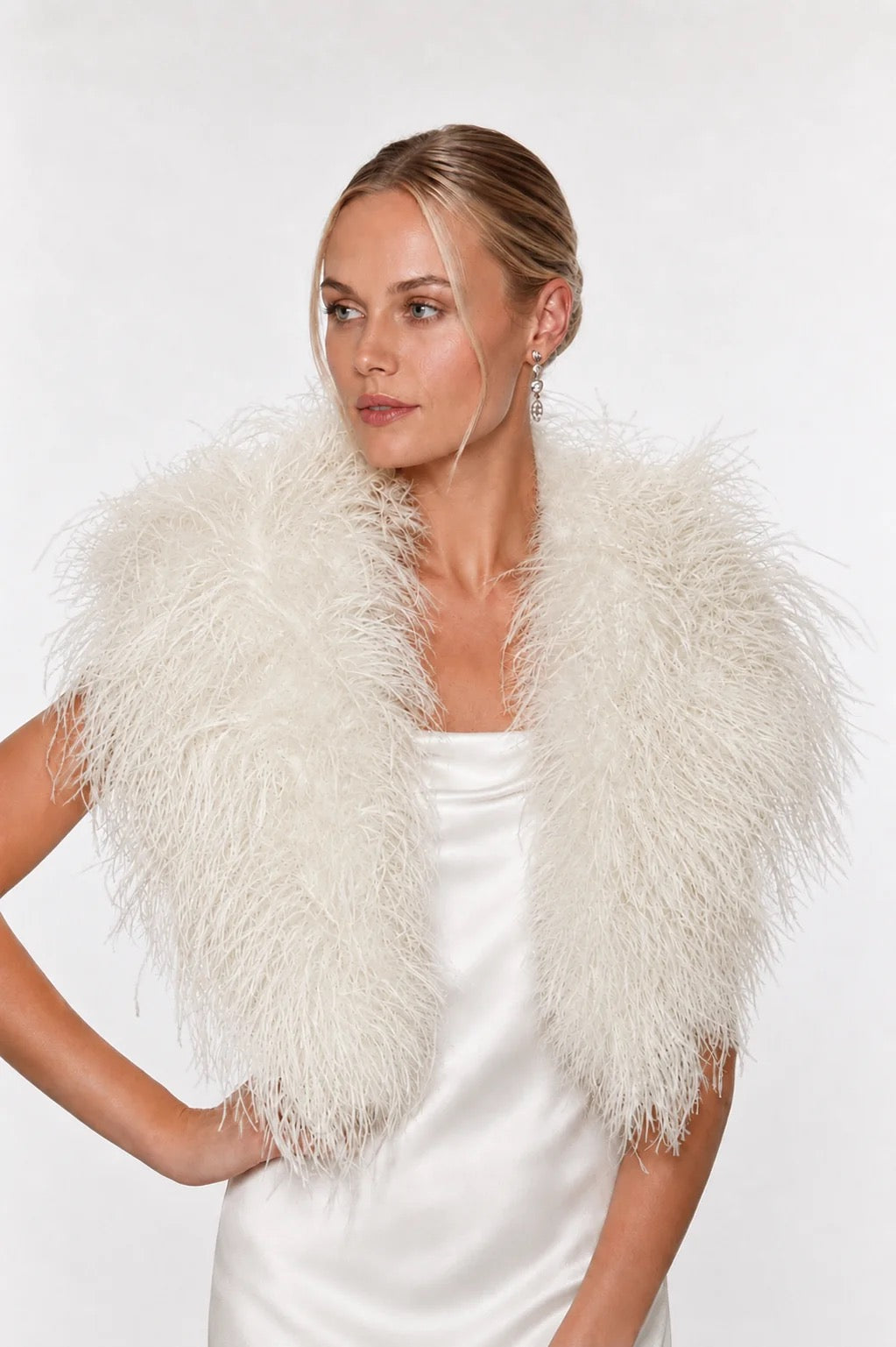 Linda Richards Genuine Feather Stole