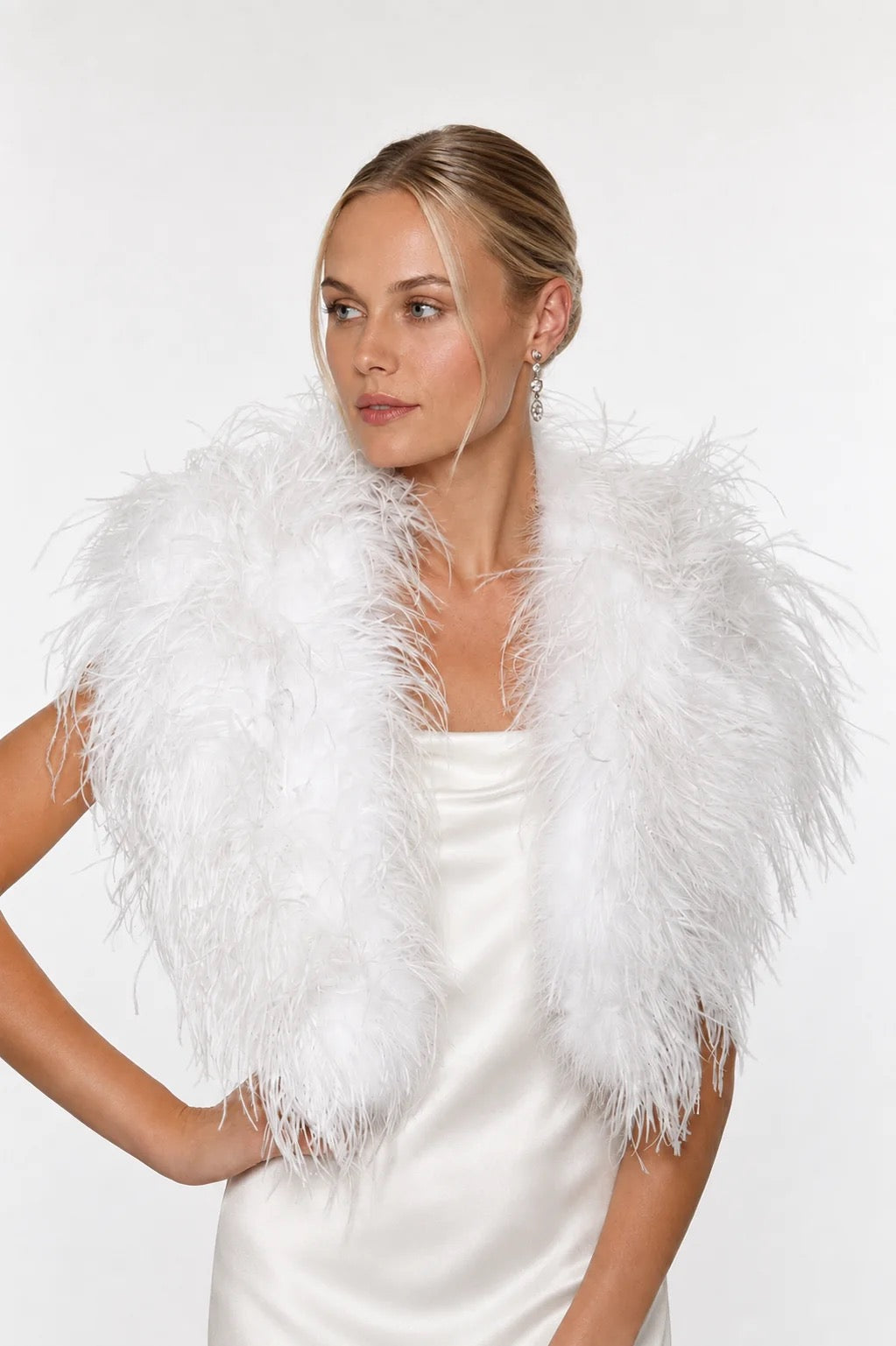 Linda Richards Genuine Feather Stole