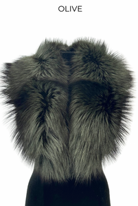 Collar Clip On in Genuine Fur, Color Options - Linda Richards - Style FC1