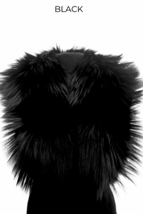 Collar Clip On in Genuine Fur, Color Options - Linda Richards - Style FC1