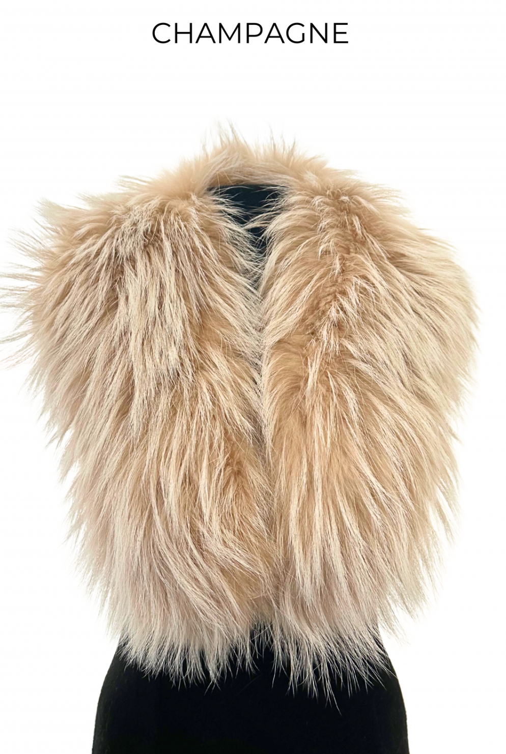 Collar Clip On in Genuine Fur, Color Options - Linda Richards - Style FC1