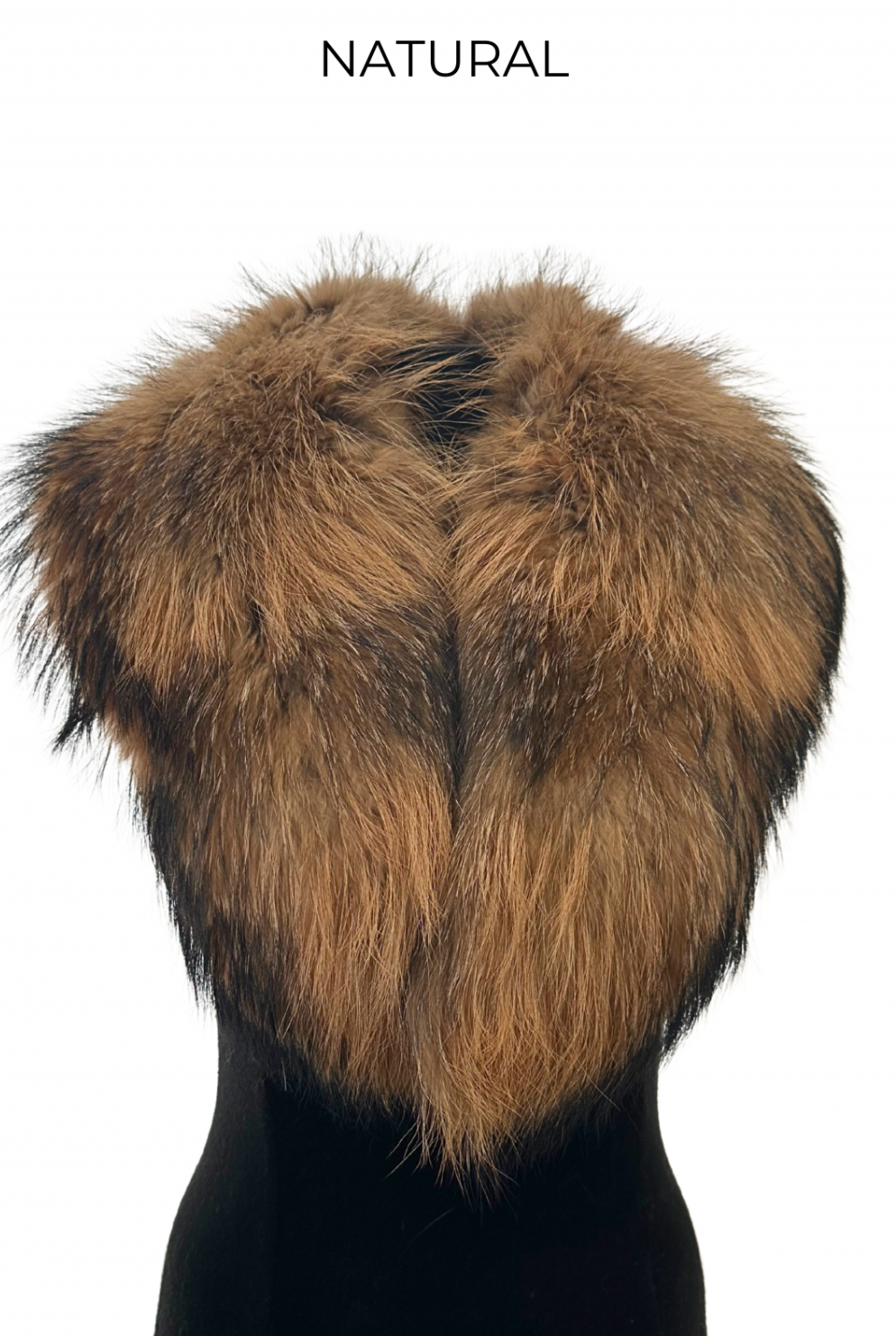 Collar Clip On in Genuine Fur, Color Options - Linda Richards - Style FC1