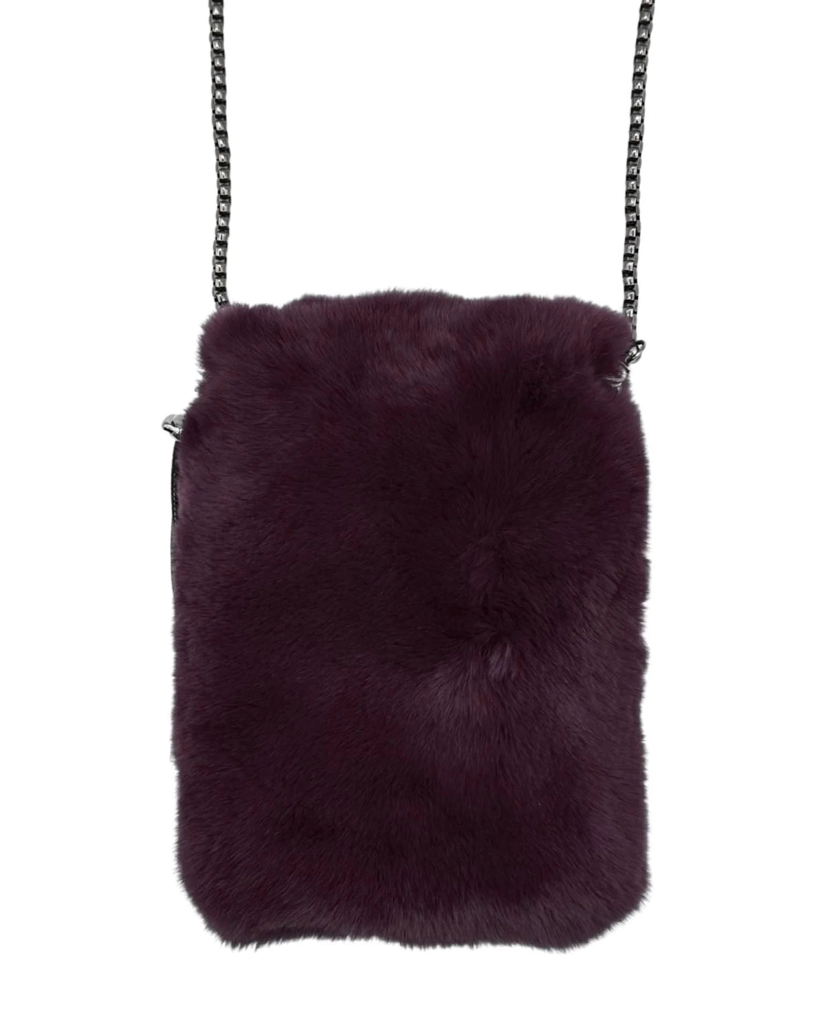 Linda Richards Rex Rabbit Fur Crossbody Bag