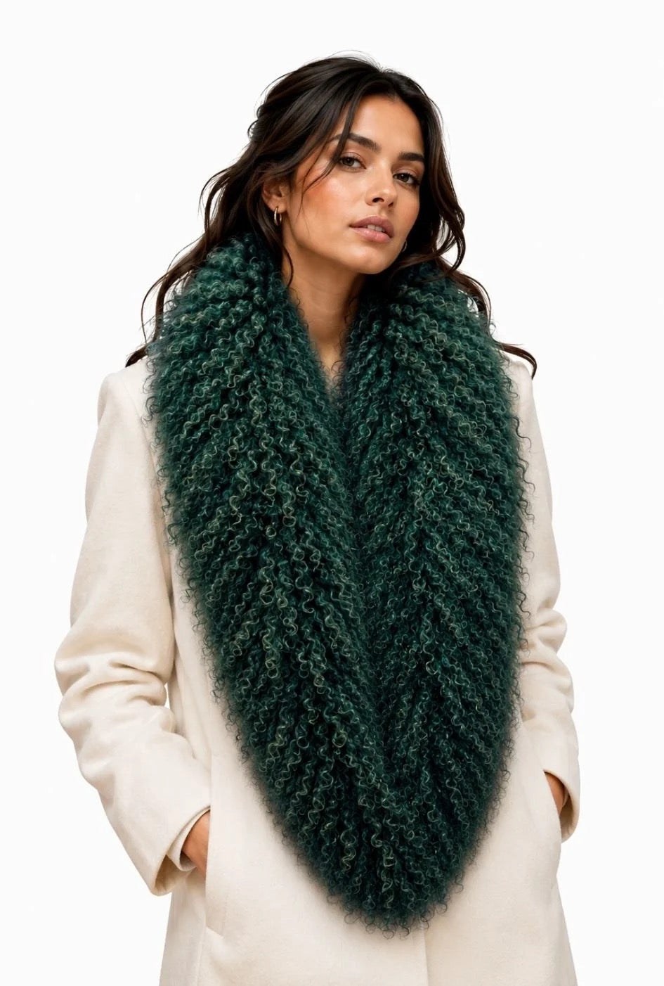 Linda Richards Mongolian Wool Infinity Scarf