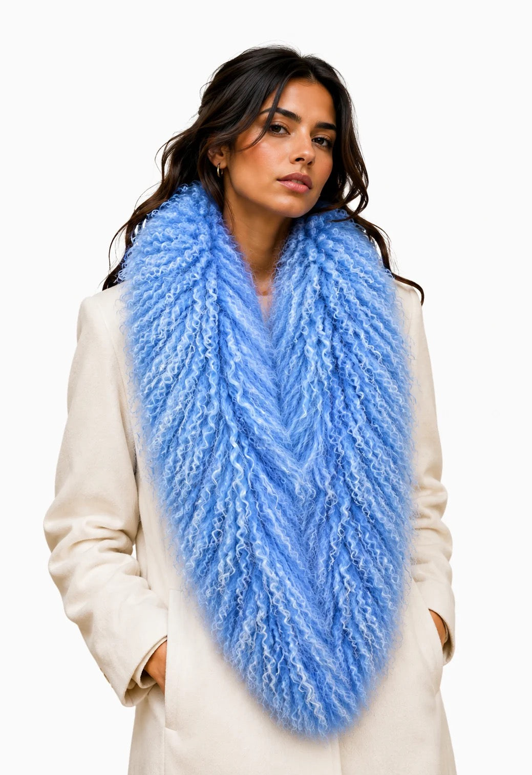 Linda Richards Mongolian Wool Infinity Scarf