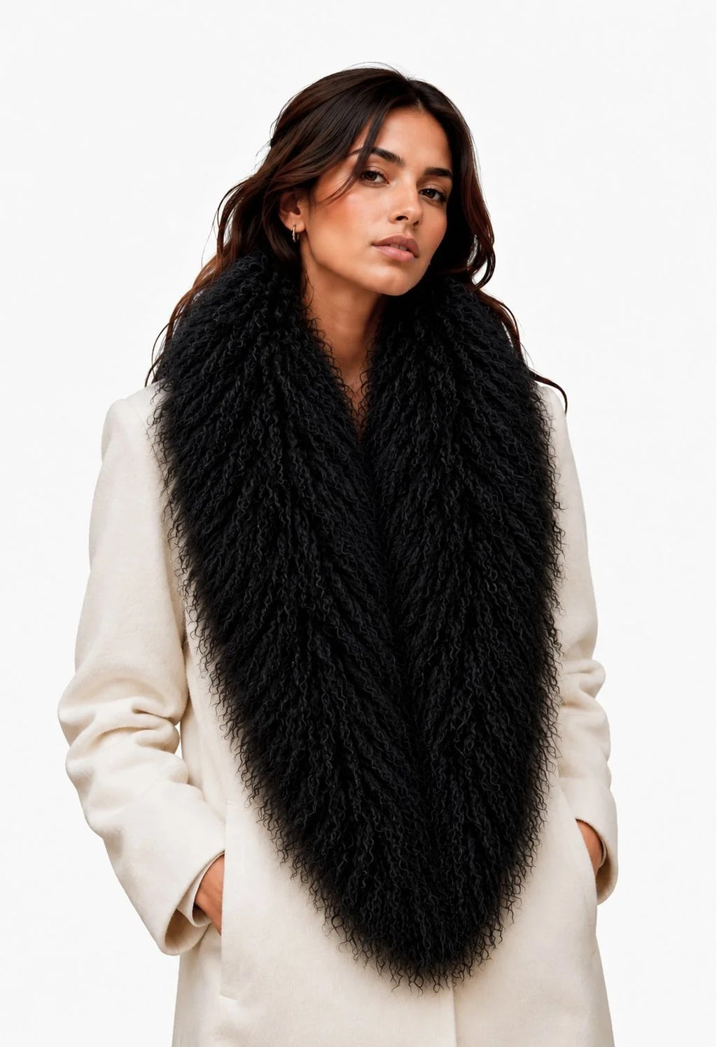 Linda Richards Mongolian Wool Infinity Scarf