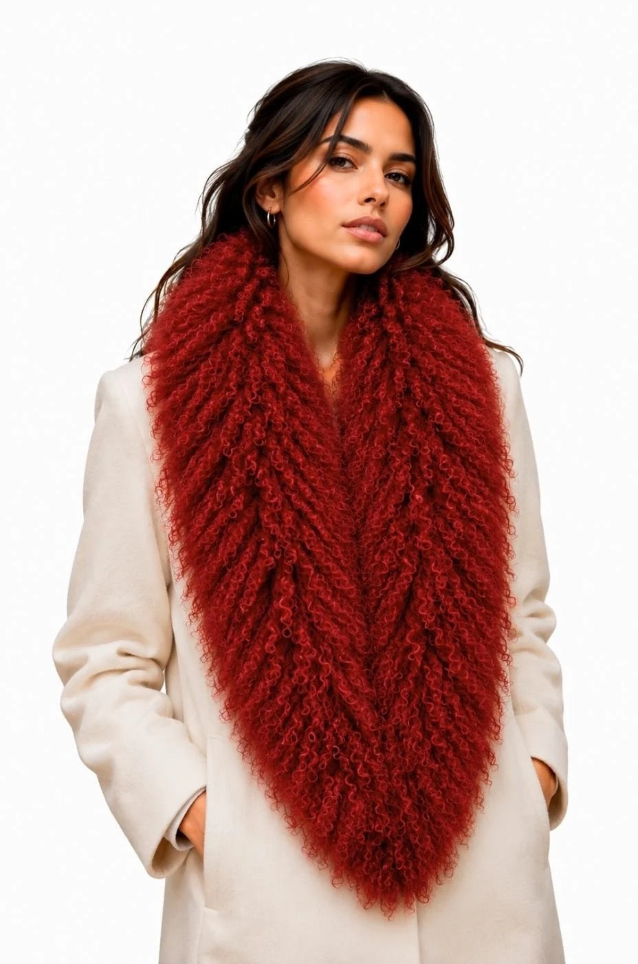 Linda Richards Mongolian Wool Infinity Scarf