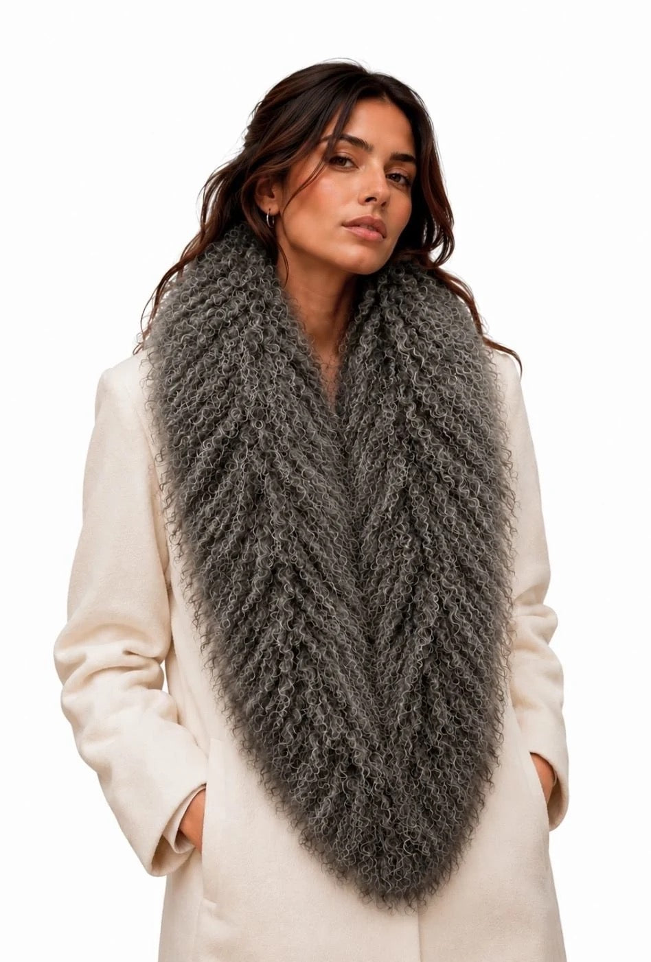 Linda Richards Mongolian Wool Infinity Scarf