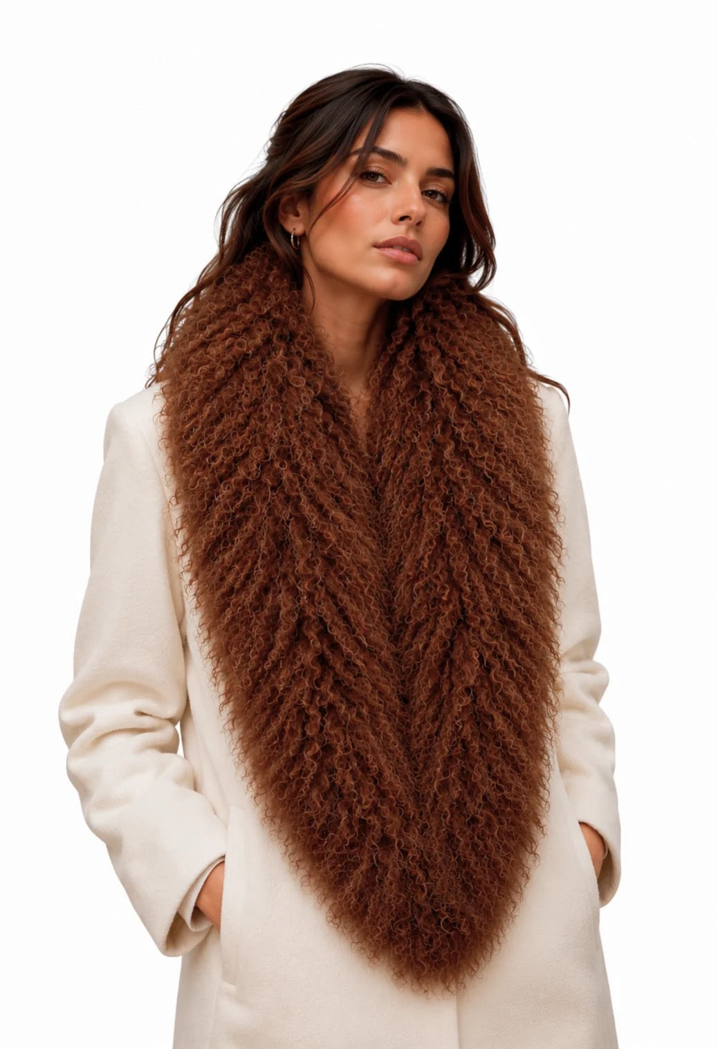 Linda Richards Mongolian Wool Infinity Scarf