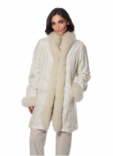 Linda Richards Reversible Fox Trim Coat 9499-5