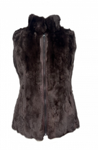 Linda Richards Reversible Rex Rabbit Fur Vest-FK260-12