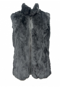 Linda Richards Reversible Rex Rabbit Fur Vest-FK260-14