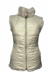 Linda Richards Reversible Rex Rabbit Fur Vest-FK260-15