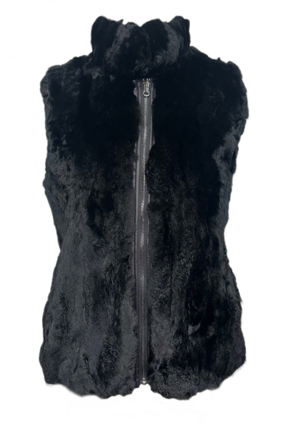 Linda Richards Reversible Rex Rabbit Fur Vest