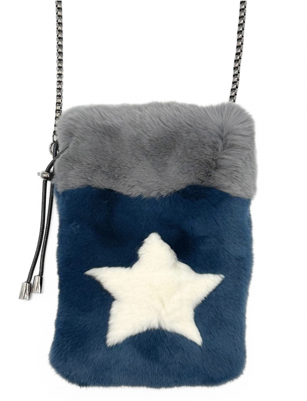 Cross Body Bag, Rex Rabbit Fur - Linda Richards - Style BG958