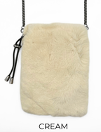 Cross Body Bag, Rex Rabbit Fur - Linda Richards - Style BG958