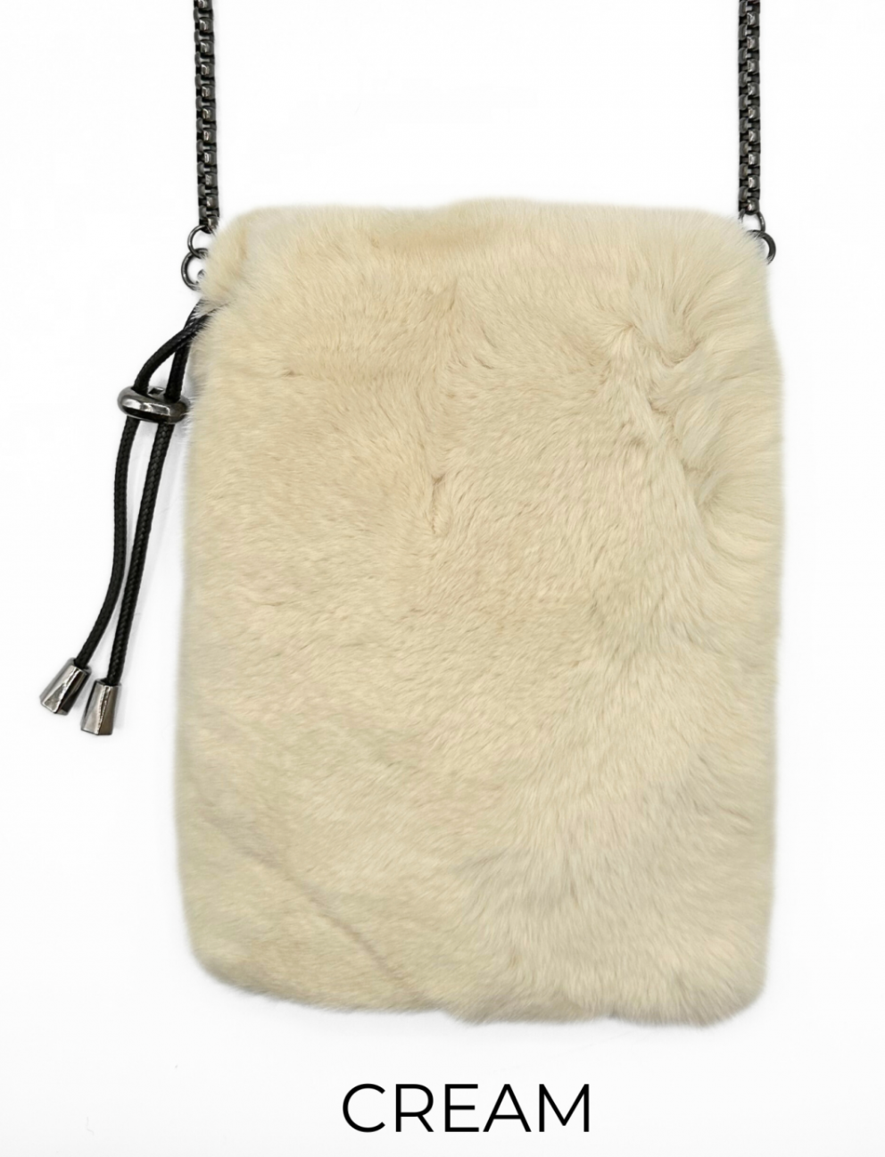 Cross Body Bag, Rex Rabbit Fur - Linda Richards - Style BG958