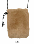 Cross Body Bag, Rex Rabbit Fur - Linda Richards - Style BG958