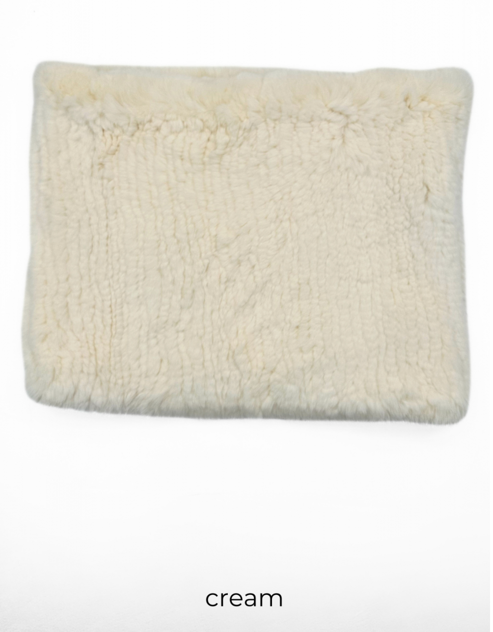 Scarf, Stretchable Infinity Rex Rabbit Fur - Linda Richards -Style RX14