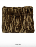 Scarf, Stretchable Infinity Rex Rabbit Fur - Linda Richards -Style RX14