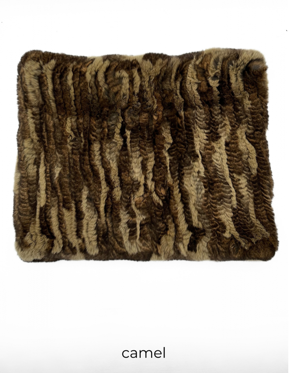 Scarf, Stretchable Infinity Rex Rabbit Fur - Linda Richards -Style RX14