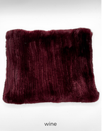 Scarf, Stretchable Infinity Rex Rabbit Fur - Linda Richards -Style RX14