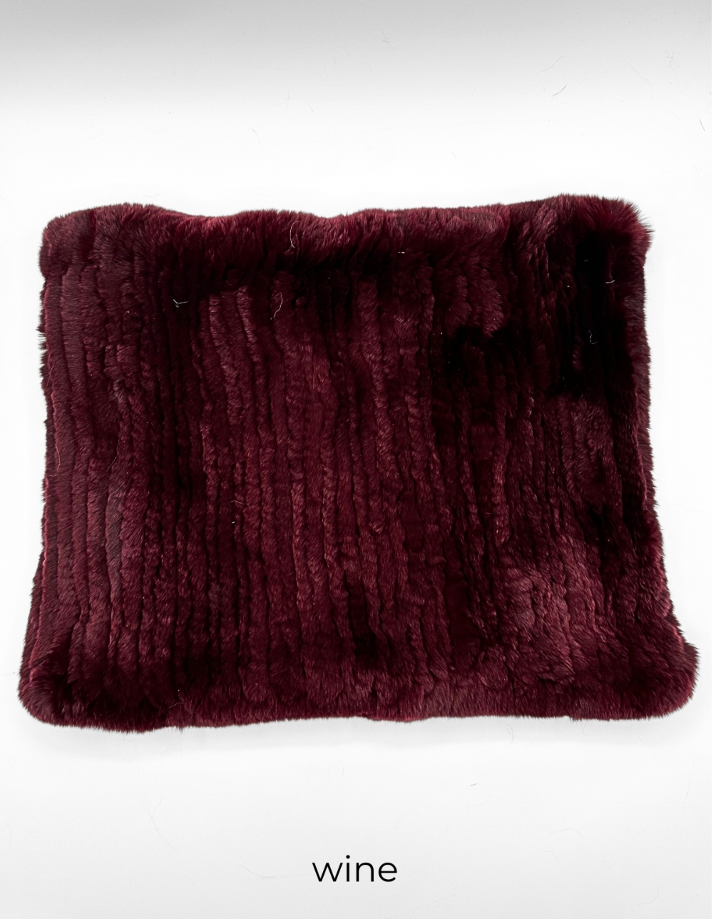 Scarf, Stretchable Infinity Rex Rabbit Fur - Linda Richards -Style RX14